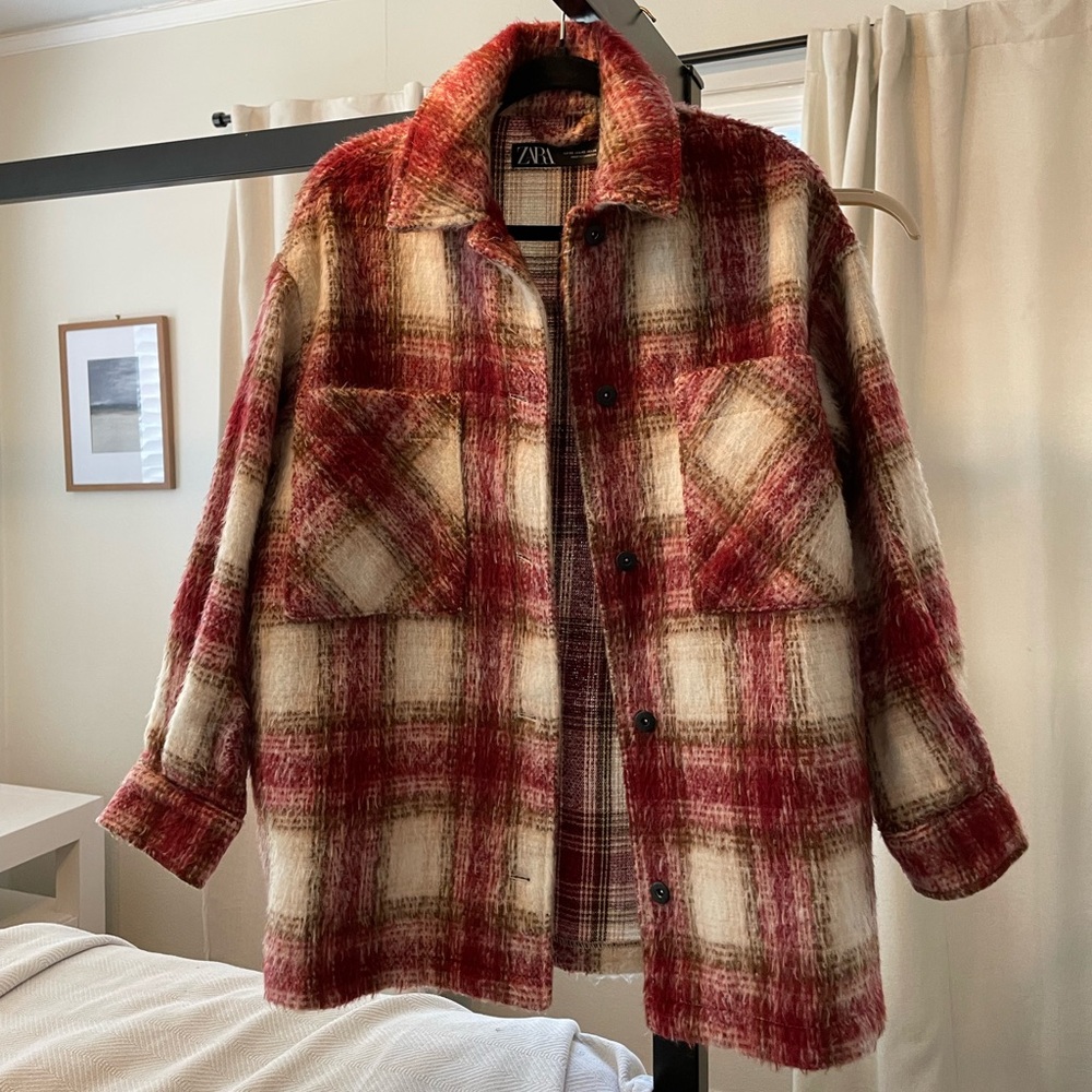 Plaid Zara shacket